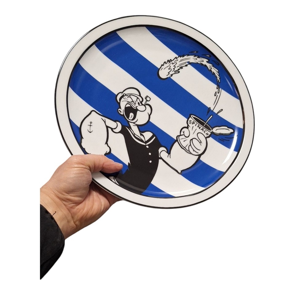 Popeye ceramic pizza dish decorated 30,5 cm in diameter Excelsa